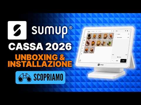 Video SumUp Register (Cassa): Unboxing, Setup e Prime Impressioni | Scopriamo