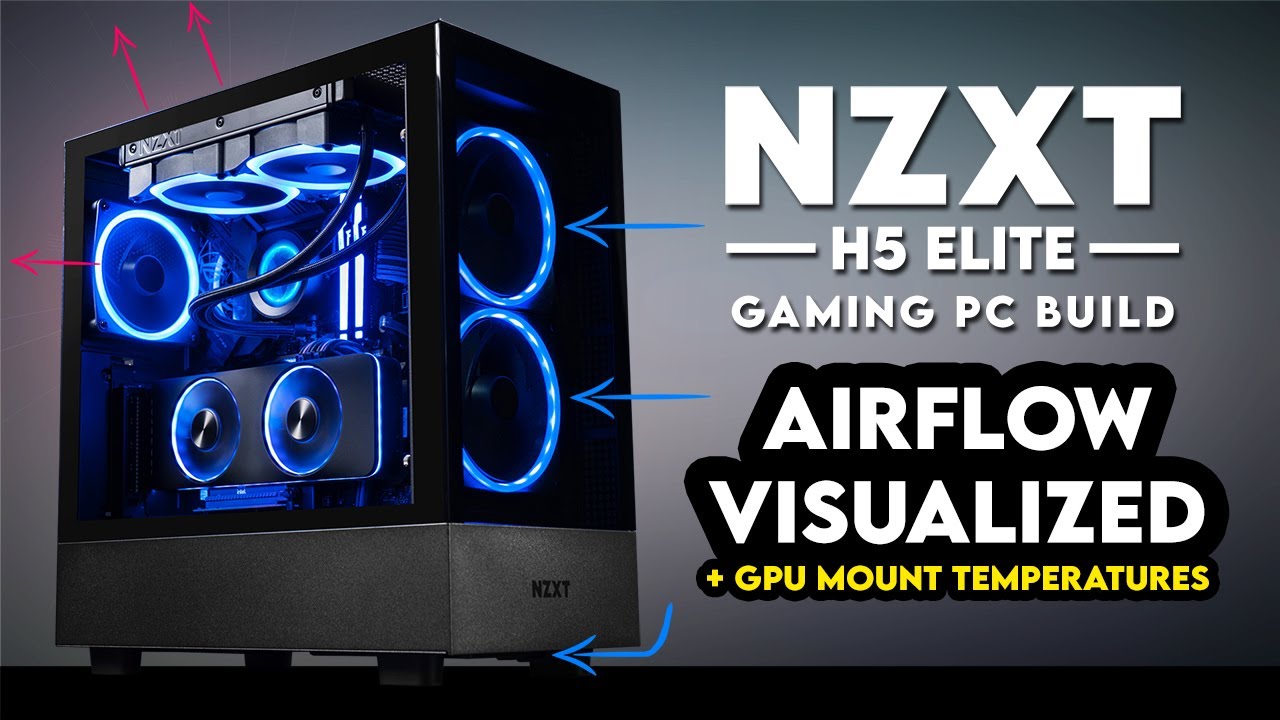 No Airflow? Myth Busted!, NZXT H5 Elite Gaming PC Build, Intel ARC A770