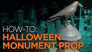 DIY Halloween Monument Prop from Foam!