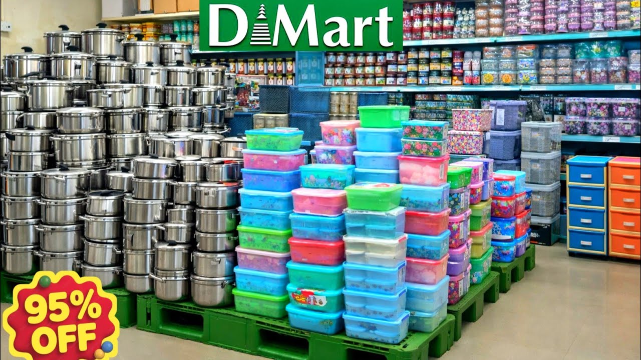 🤩D MART 2026/Cheapest priceClearance sale all kitchen steel household items! 80%off, new variety,