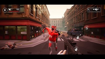 Project H.A.Z.A.R.D (by Dive In Studio) - free offline zombie shooter for Android - gameplay.