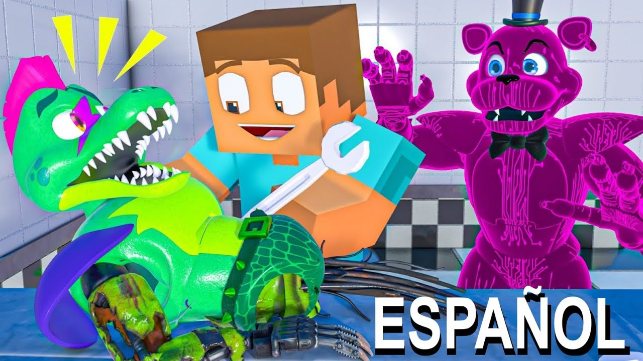Steve Repara A Monty - Minecraft Y Fnaf Animación Español