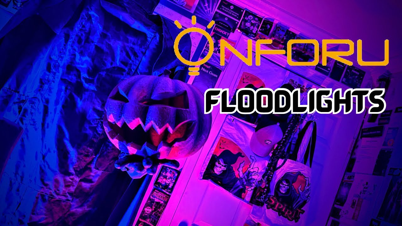 ONFORU Decorative Floodlights Perfect for any Halloween Display