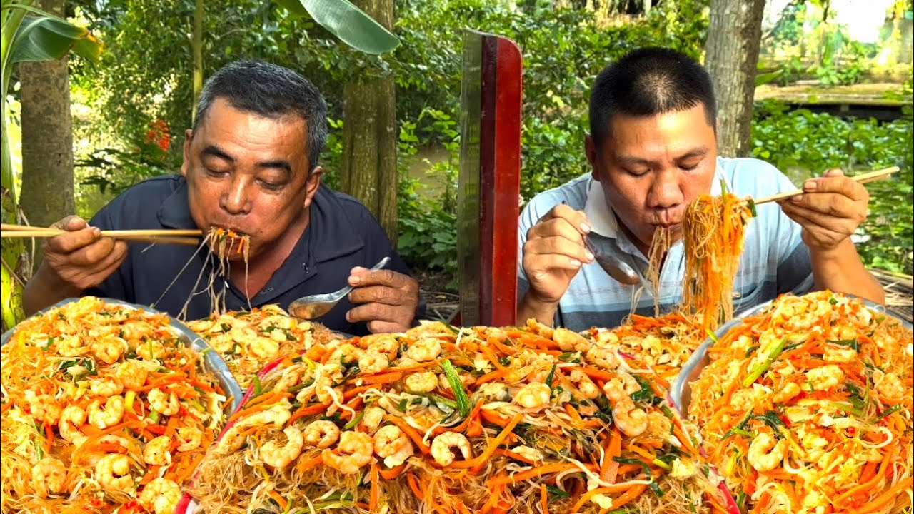 Trận Đấu Mãn Nhãn Đỉnh Cao Ăn Uống 18 Phút 5 Ký MIẾN XÀO TÔM Nhận 2Tr | ATN