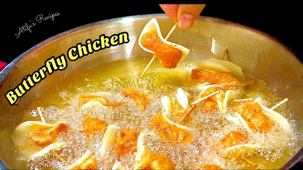 Ramadan Special Recipe | Butterfly Chicken Recipe | Iftar Recipe | Chicken Snack | Atifa’s Recipes