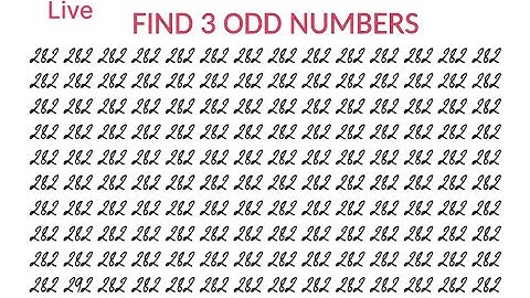 "Live Math Puzzle Challenge 🔍🥸 Can you Find 3 odd number #shorts #shortsfeed #shortlive #ingles