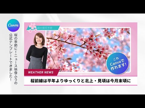 Canvaで作れます！ニュース映像ふうの公式テンプレートできました　#canva動画