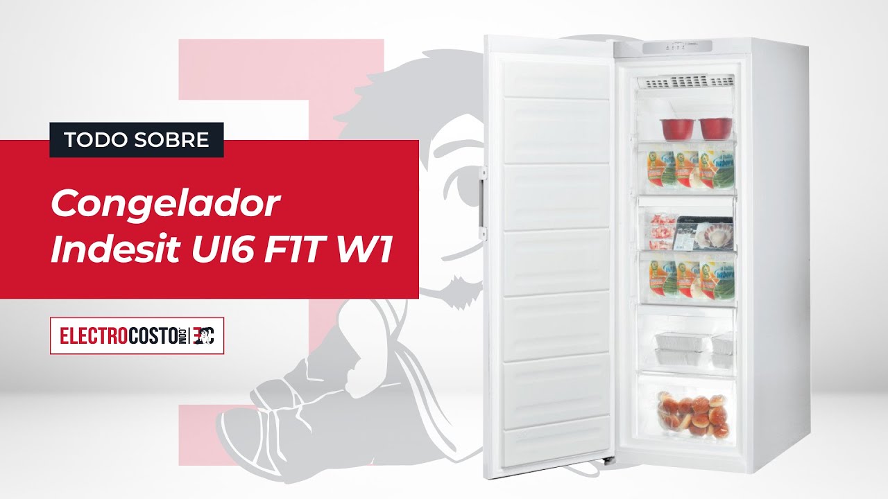 🔴 Congelador Vertical Indesit UI6 F1T W1 