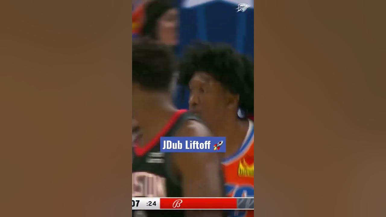 Jdub jams over the rockets nba okcthunder shorts youtube