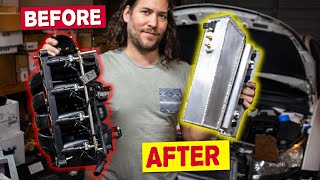 Is Making a Custom Intake Manifold Worth it How to Build a DIY Aluminum eBay Turbo Intake Manifold