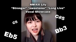 NMIXX (Lily) • Stronger, sweetener & Long Live cover | Vocal Showcase