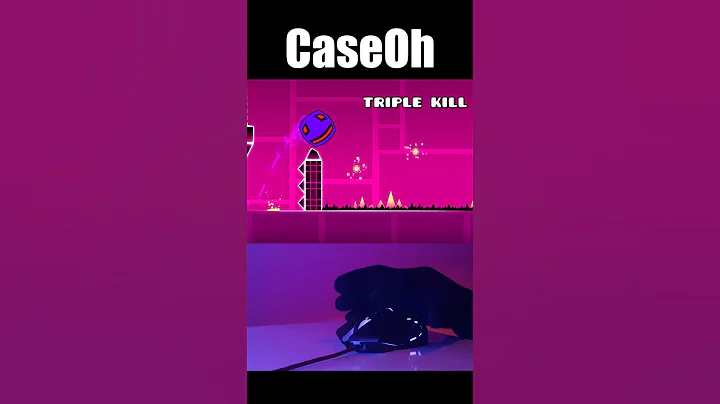 CaseOh Breaks The Level In Geometry Dash!!