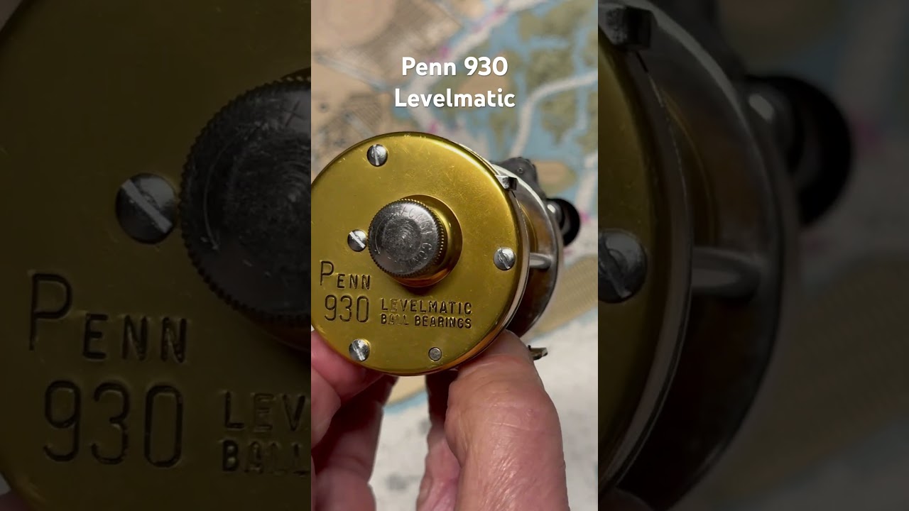 Penn 930 levelmatic fishing reel for the day #fishing - YouTube