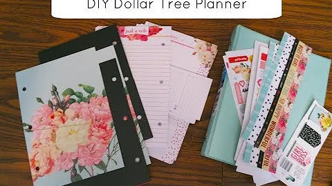 DIY Dollar Tree Planner