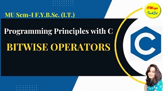 Bitwise Operators in C. AND, OR, NOT, XOR, Left Shift and Right Shift operators.