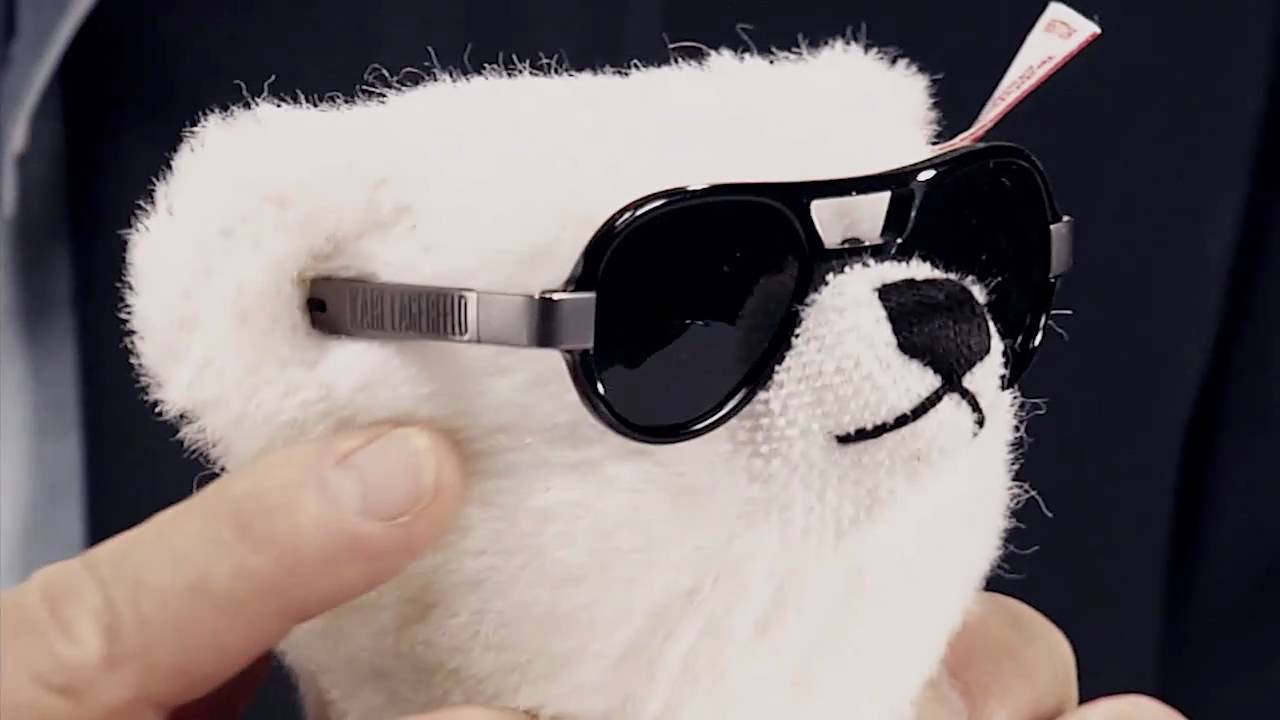 The Karl Lagerfeld Bear - Steiff USA - YouTube