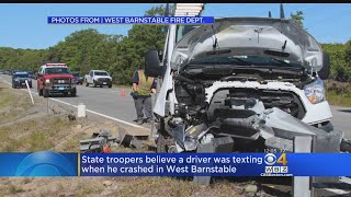 Famous Van Impaled By Guardrail, Police Say Driver Was Texting Wealth