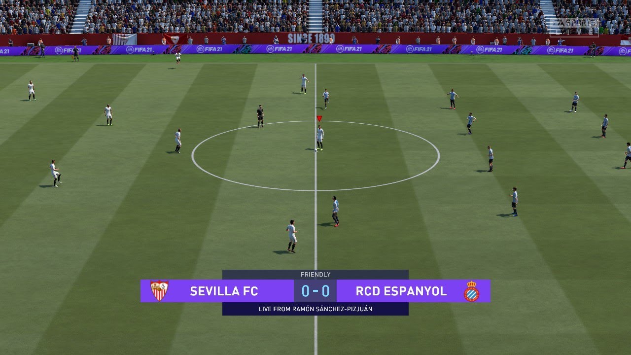 Sevilla vs Espanyol 2023 - La Liga Santander - FIFA 21 Gameplay PC FULL ...