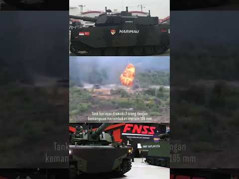 Video: Srednji tenk Harimau. Strane jedinice za indonezijsku vojsku
