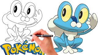 How To Draw FROAKIE POKEMON #656 | Generation 6