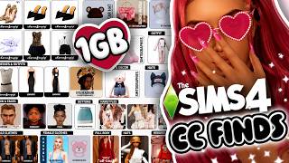Sims 4 Mini CC Haul // CC PACK Female Male Kids CAS & FURNITURE custom content finds cc folder 💗 1GB