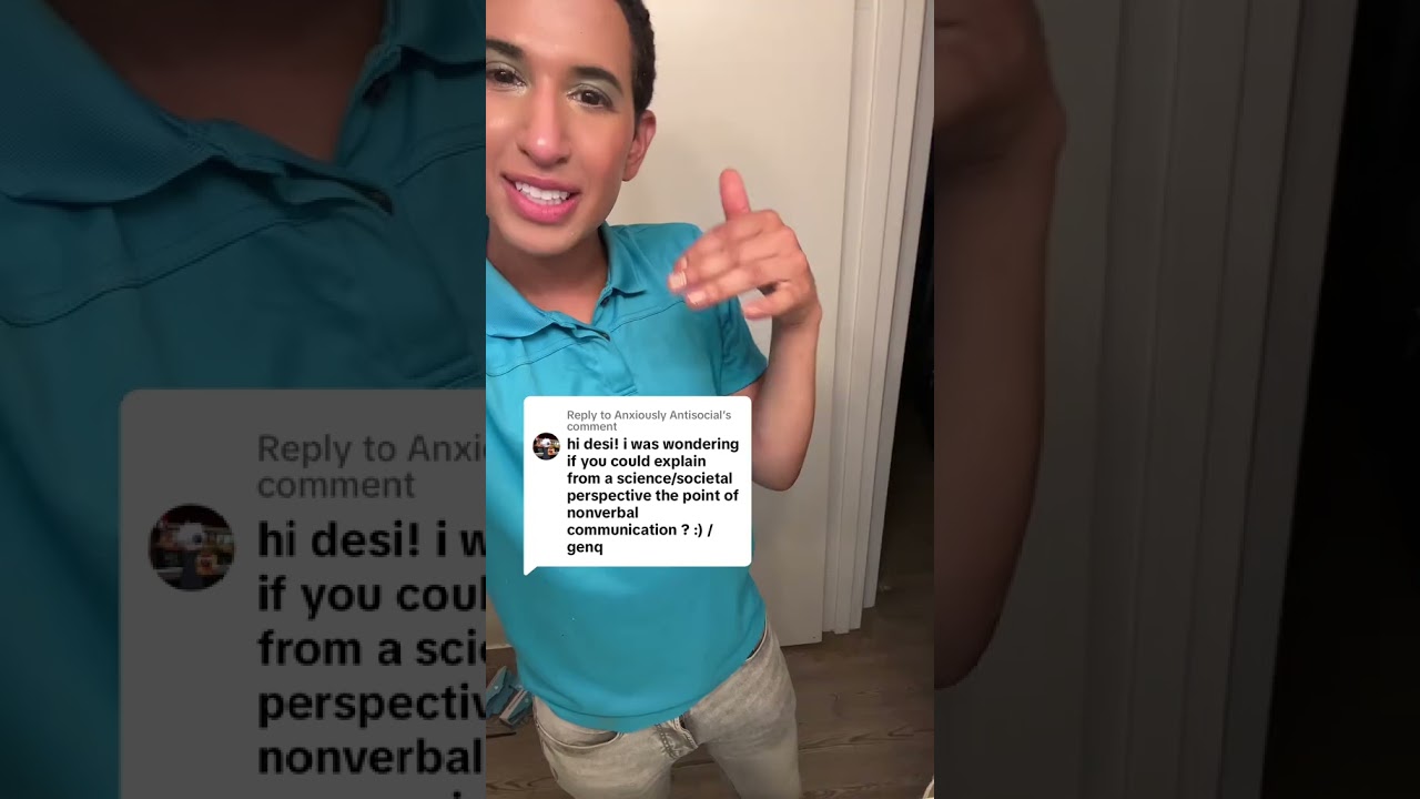 Nonverbal communication says A LOT and QUICKLY