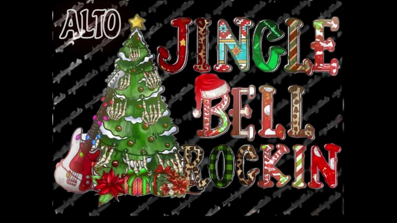 Rockin' Around the Christmas Tree with Jingle Bell Rock (SATB)-Mark Hayes-  Alto dominant