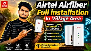 📡Airtel AirFiber Wi-Fi Kaise Lagwaye ? Free Me WiFi kese Lagaye! Airtel Airfiber Test