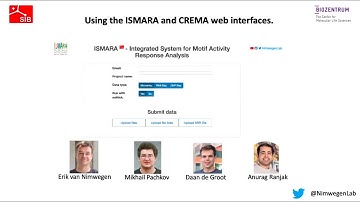 ISMARA and CREMA: web interfaces, data submission, follow-up analysis.