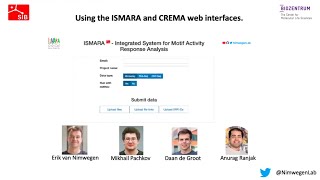 ISMARA and CREMA: web interfaces, data submission, follow-up analysis. Profile