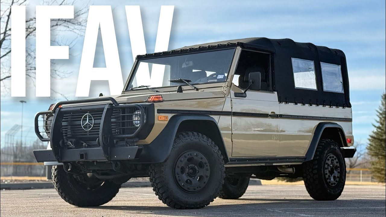 Самый редкий военный G-Wagon, который вы никогда не видели (у нас их два).