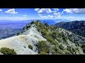 Devils Backbone to Mt Baldy Summit, hiking route and description in 4K, Mount San Antonio