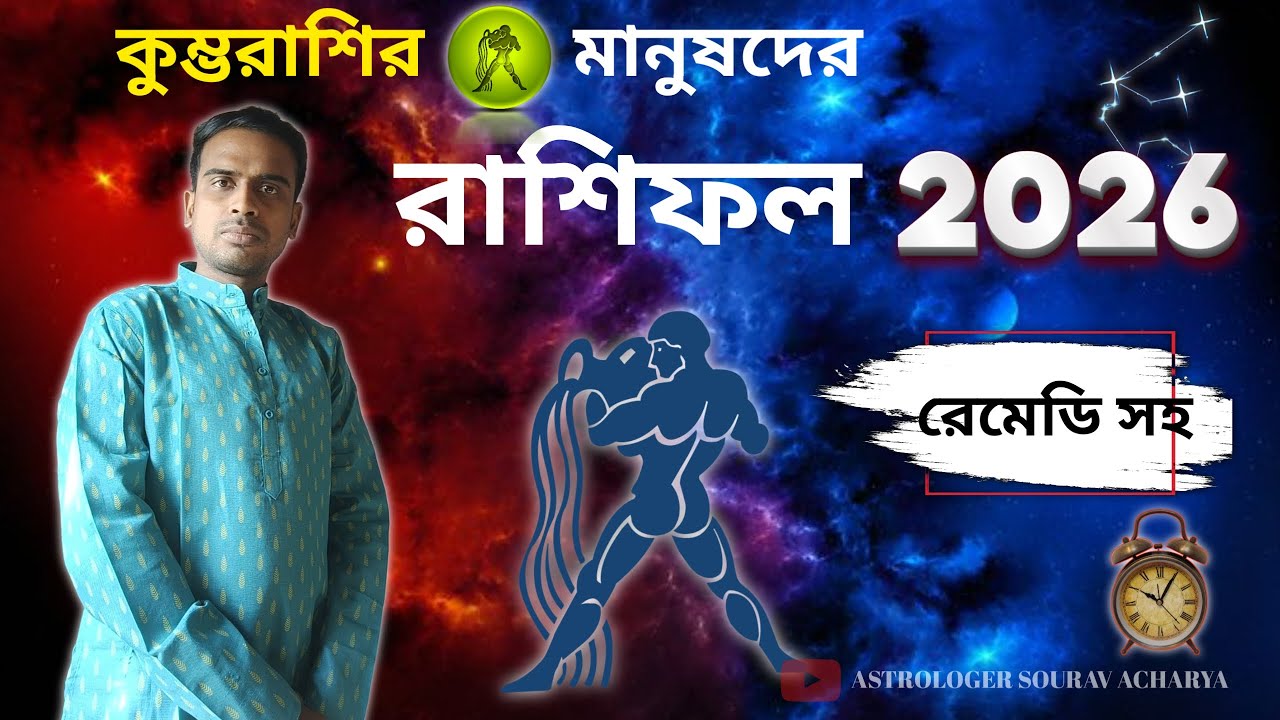 কুম্ভরাশির বার্ষিক ♒ রাশিফল ২০২৬ | Aquarius Horoscope 2026 | কুম্ভ রাশির 2026 সাল কেমন যাবে