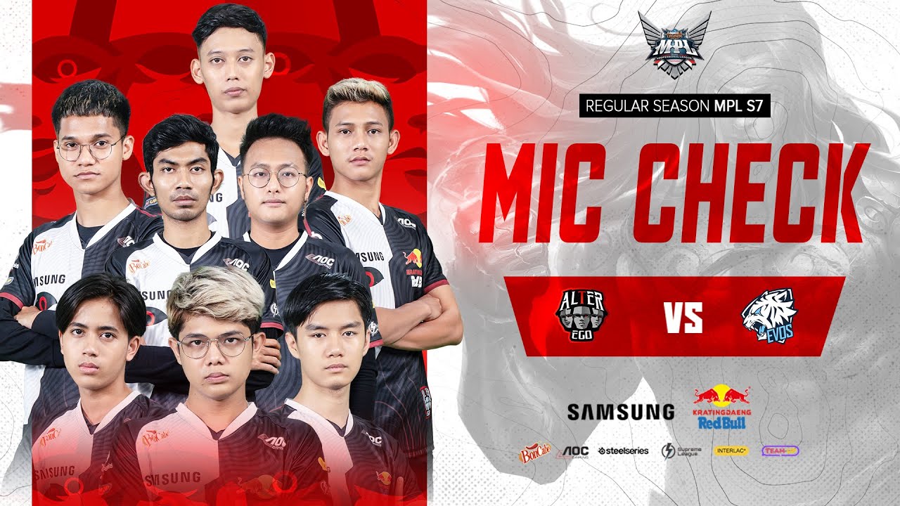 MIC CHECK ALTER EGO VS EVOS LEGENDS | MPL S7 WEEK 6