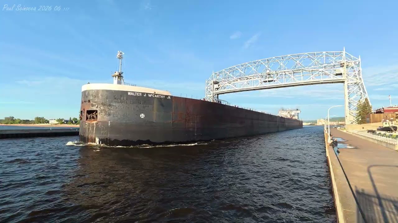 No longer a frequent visitor to Duluth!  The Walter J McCarthy Only loaded fuel this visit!
