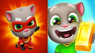 Talking Tom Hero Dash Vs Talking Tom Gold Run - Gameplay Speed Battle- Running Games 🎮🎯 screenshot 4