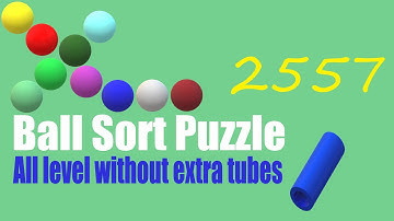 Ball Sort Puzzle Level 2557 🎯 All level without extra tube 😂 Game Walkthrough 😘