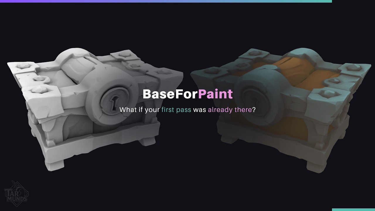 baseforpaint, substance painter generator, stylized base