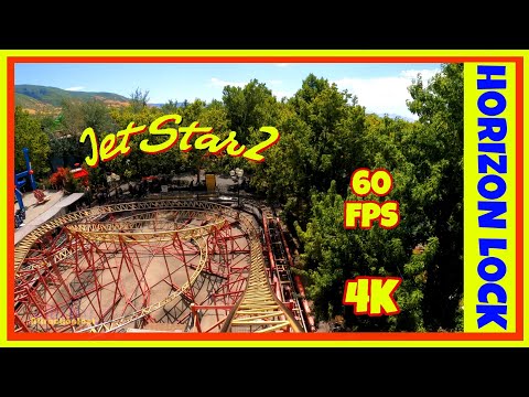 Jet Star 2 Cam Mounted Horizon Lock 60 FPS (Off-Ride & 4K POV) Lagoon Amusement Park