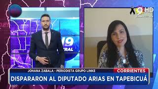 N9 FEDERAL - DISPARARON AL DIPUTADO ARIAS EN TAPEBICUÁ CORRIENTES