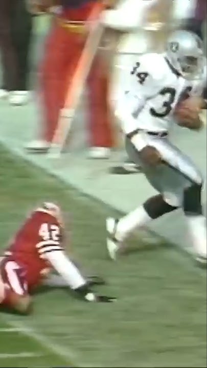 Bo Jackson collides with Ronnie Lott - YouTube