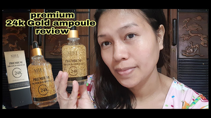 24k gold nine premium ampoule review năm 2024