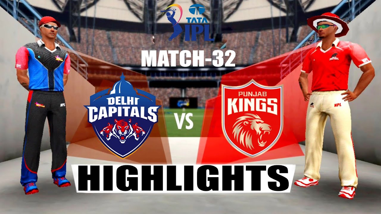 Delhi Capitals Vs Punjab Kings highlights 32th match IPL 2022 wcc3