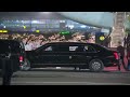 President Trump arrives at Beijing Capital International Airport