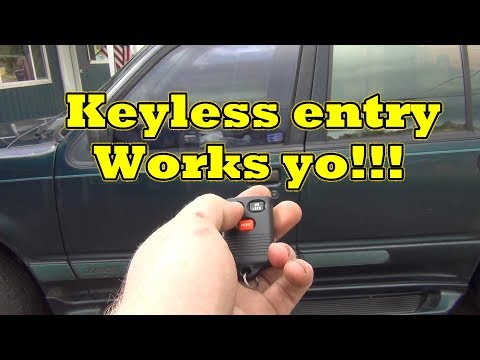 Fixing Up a 1994 Ford Explorer Limited | Keyless Entry Programming | Part 7