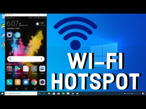 How To Turn Windows 10 Computer Into a Wi-Fi Hotspot  | Create WiFi Hotspot in Windows 10