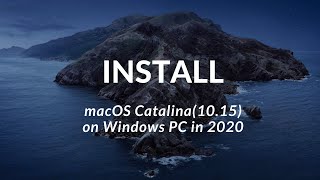 install macos in windows pc, how to install macos catalina(10.15) on vmware on windows 10, vmware