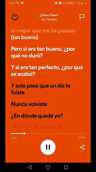 No se como paso? cancion letra