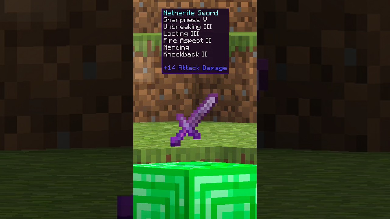 Mace Vs Netherite Sword Strength Battle In Minecraft