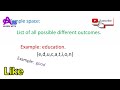 How to find the sample space in probability #probability